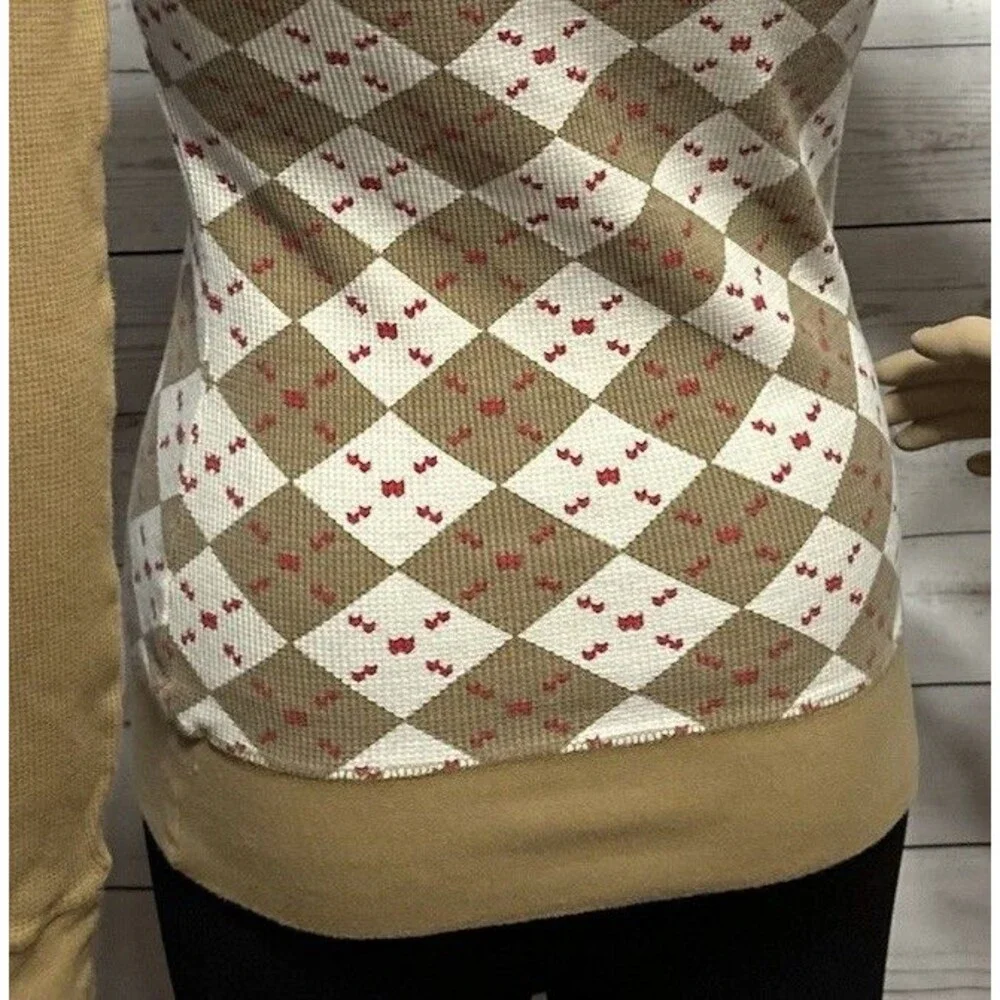XXI Argyle Thermal Raglan Top - Picture 11 of 13